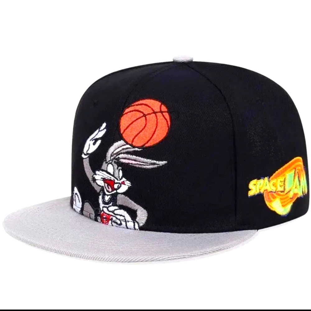 Space Jam Buggs Bunny Movie Collectible Adjustable SnapBack Hat